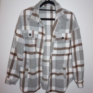 Grey Flannel Shacket